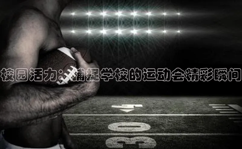 校园活力：捕捉学校的运动会精彩瞬间